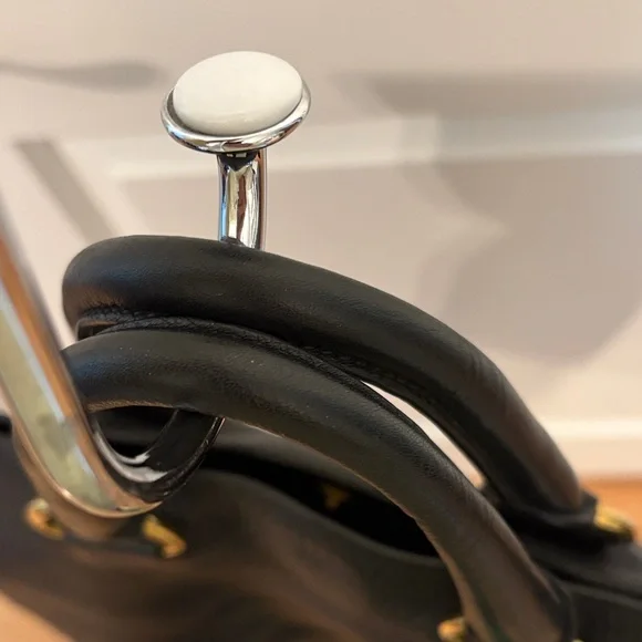 Prada Black Pebbled Leather Large Tote with Adjustable/Removable Crossbody Strap - Picture 11 of 14